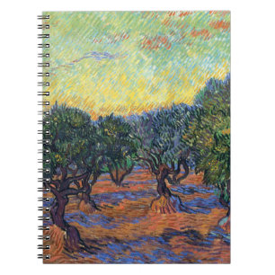 Cuaderno Olivar de Vincent Van Gogh Impresionismo Arte