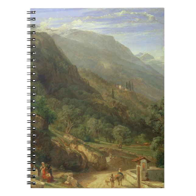 Cuaderno Olivares en Varenna, lago Como, Italia, 1861 (o (Frente)
