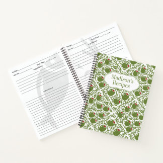 Cuaderno Olive Rustic Farmhouse French Country Recipe