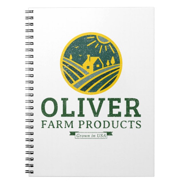 Cuaderno Oliver Farming (Frente)