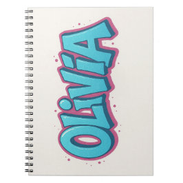 Cuaderno Olivia Name Art