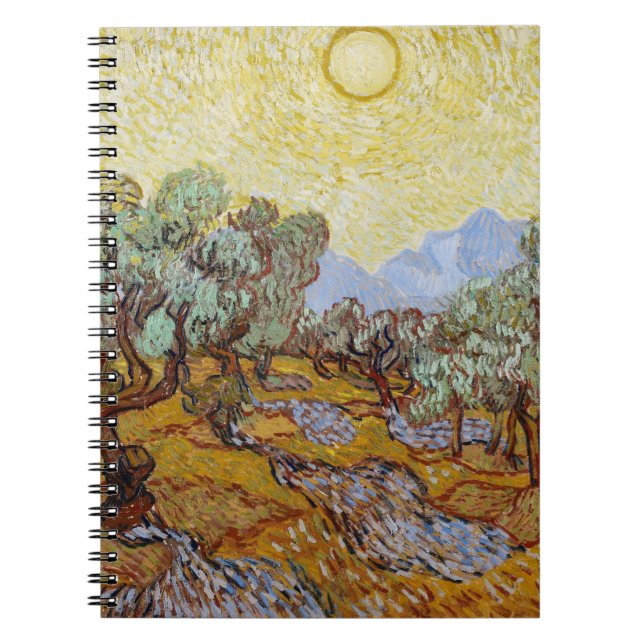 Cuaderno Olivos de Vincent van Gogh el |, 1889 (Frente)