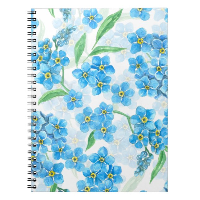 Cuaderno Olvídate de las flores acuarelas (Frente)