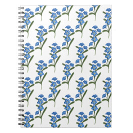 Cuaderno Olvídate del patrón blanco del bloc de notas de fl