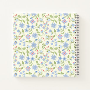 Cuaderno Olvídenme y flores de maíz