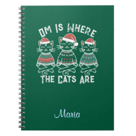Cuaderno Om es donde los gatos son festividades