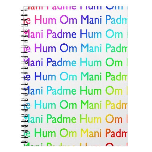 Cuaderno OM Mani Padme Hum (Frente)