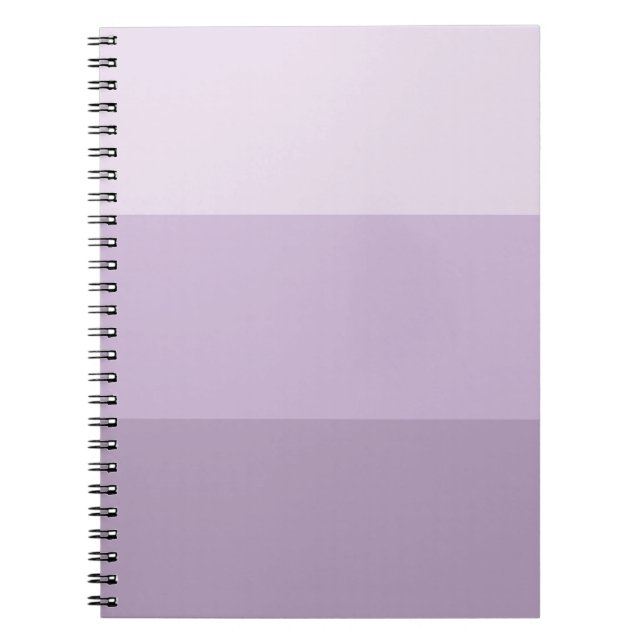 Cuaderno Ombre púrpura rayado (Frente)