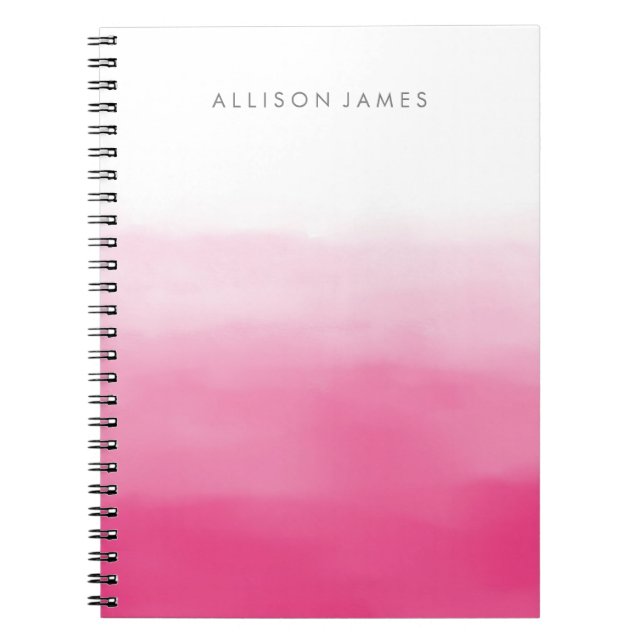 Cuaderno Ombre rosado (Frente)