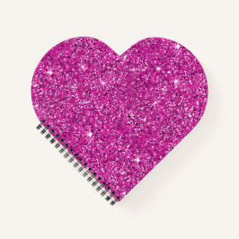 Cuaderno Ombre Sparkle, Purpurina Rosa Girly