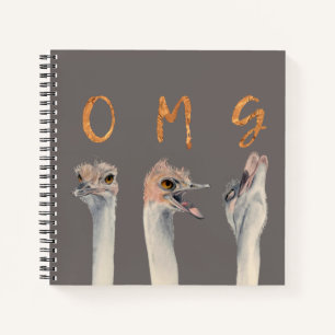 Cuaderno OMG Ostriches
