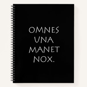 Cuaderno Omnes Una Manet Nox
