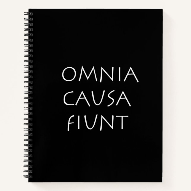 Cuaderno Omnia causa fiunt (Anverso)