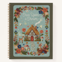 Cuaderno Once Upon a Dream Embroidered Cottage Journal