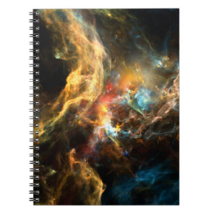 Cuaderno Once Upon a Space series. Abstract design made of