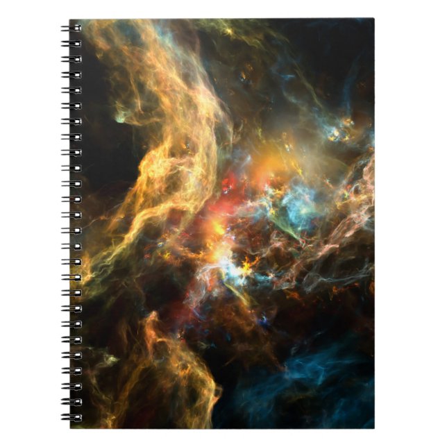 Cuaderno Once Upon a Space series. Abstract design made of  (Frente)