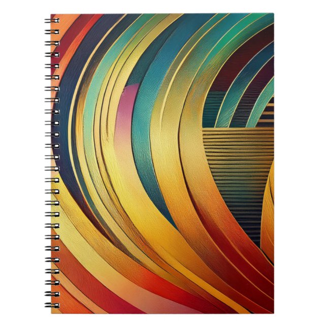 Cuaderno Onda arco iris (Frente)