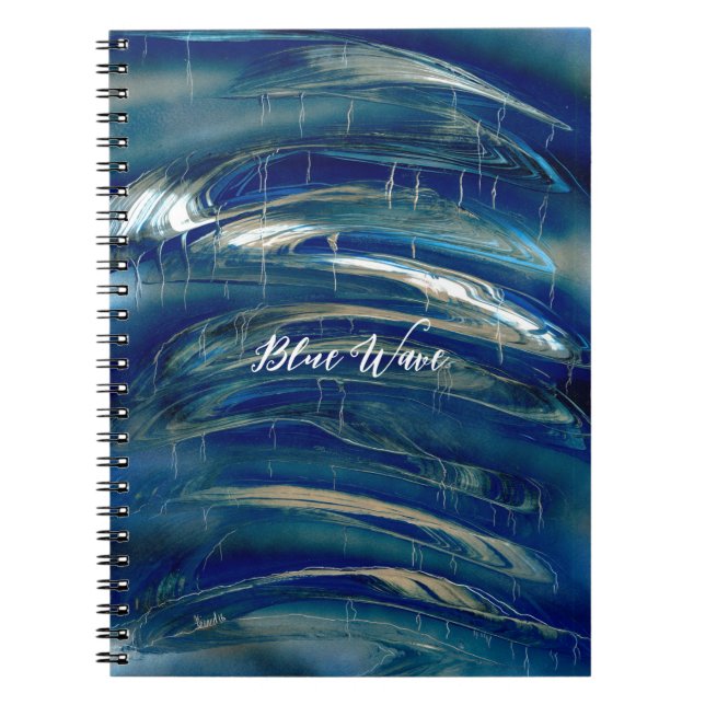 Cuaderno Onda azul (Frente)