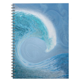 Cuaderno Onda azul artificial