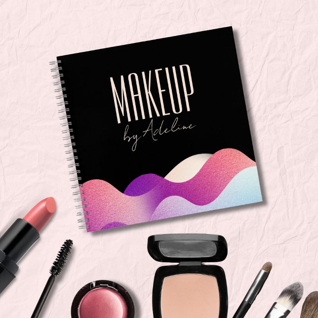 Cuaderno Onda de gradiente rosa claro moderno (Subido por el creador)