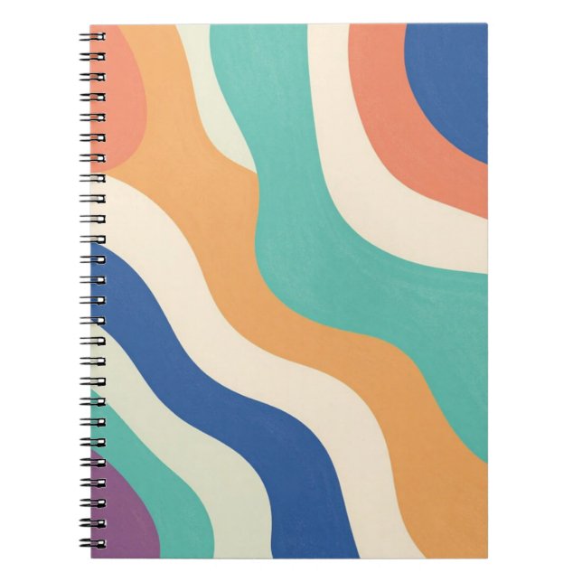Cuaderno Ondas abstractas (Frente)