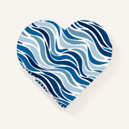 Cuaderno Ondas abstractas en azul