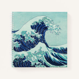 Cuaderno Ondas azules de Hokusai