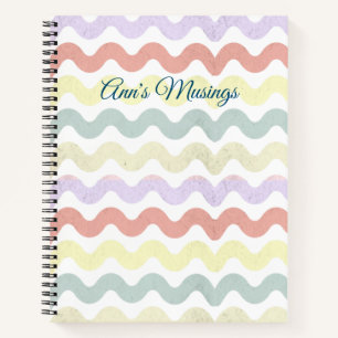 Cuaderno Ondas de color (Pastels)