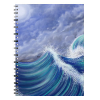 Cuaderno Ondas iluminadas por luna