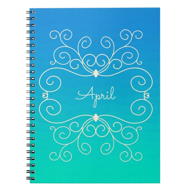 Cuaderno Ondas oceánicas personalizadas (Frente)