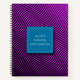 Cuaderno Ondas ópticas personalizadas