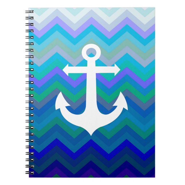 Cuaderno Ondas y ancla (Frente)