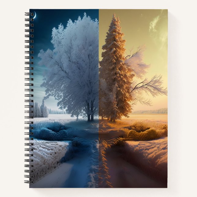 Cuaderno One day in winter (Anverso)
