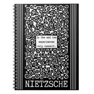 Cuaderno One EXPERIENCES only oneself quote by Nietzsche