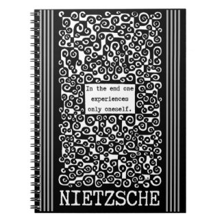 Cuaderno One EXPERIENCES only oneself quote by Nietzsche