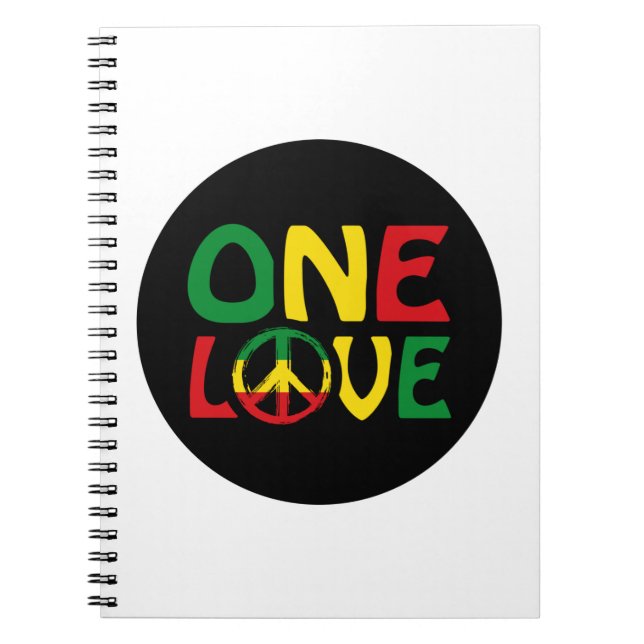 Cuaderno One Love, Reggae design (Frente)