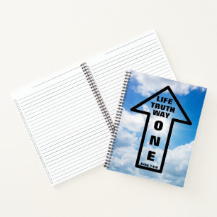 Cuaderno One Way, Truth, Life Notebook