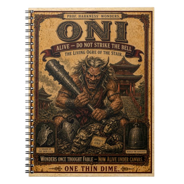 Cuaderno Oni, Monstruo de Circo Antiguo (Frente)