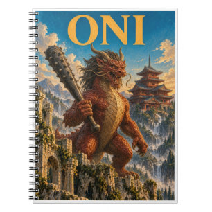 Cuaderno Oni, Monstruo de Fantasía Gótica