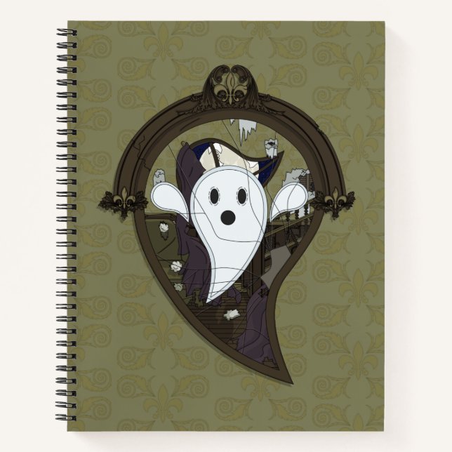 Cuaderno Ooh the Ghost Spiral Notebook (Anverso)
