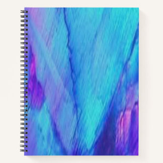 Cuaderno Opal rosa y azul - portátil espiral