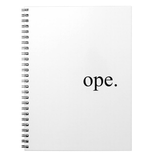 Cuaderno Ope (Frente)