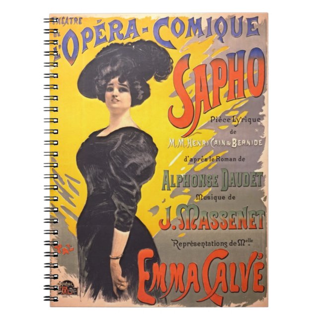 Cuaderno Ópera cómica Playbill 1897 (Frente)