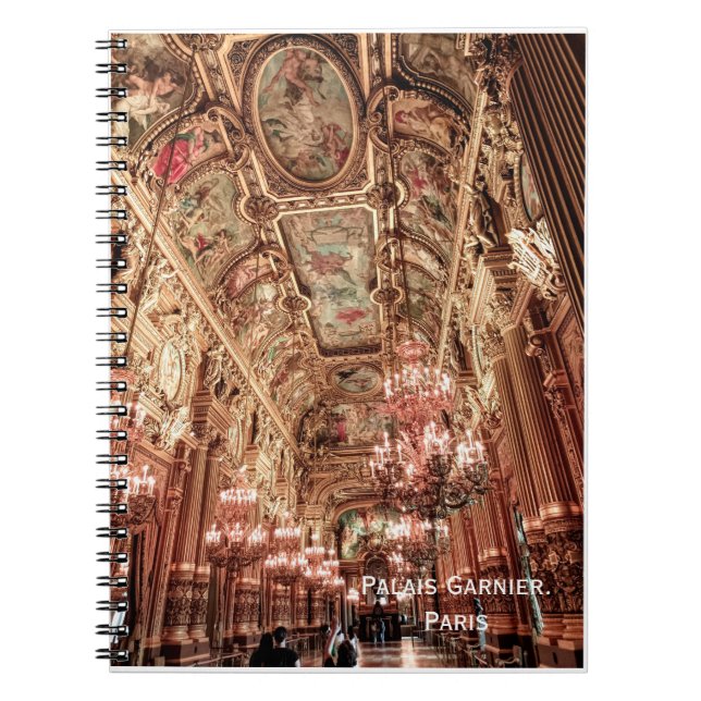 Cuaderno Ópera Garnier del Palais. París. Francia. (Frente)