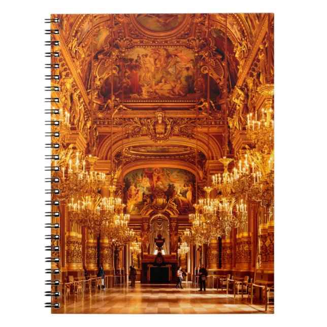 Cuaderno Ópera Nacional de París Garnier en Francia (Frente)