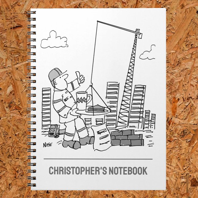 Cuaderno Operador de la grúa del sitio de construcción (Subido por el creador)