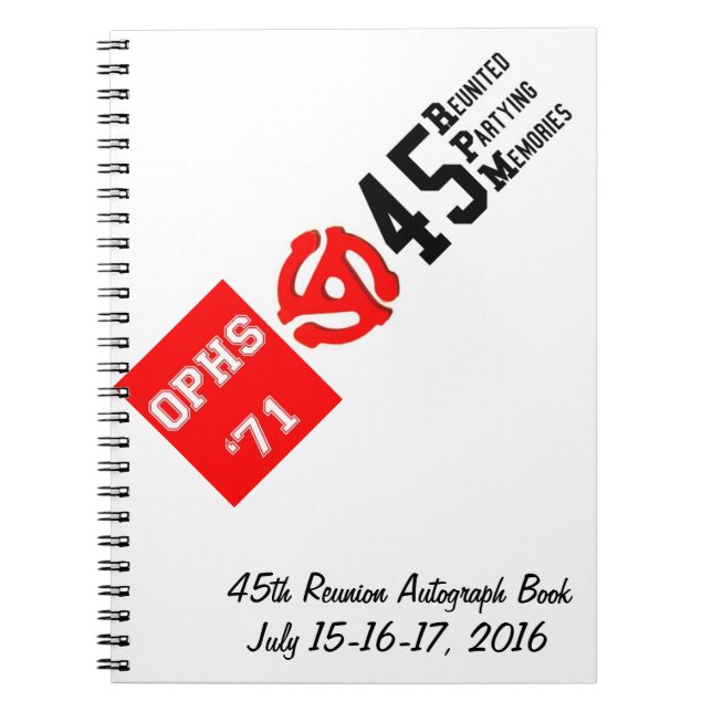 Cuaderno OPHS 'libro 71 45rpm/cuaderno manuscritos (80 PGS) (Frente)