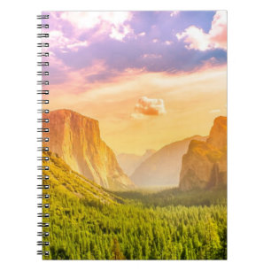Cuaderno Opinión del túnel del parque nacional de Yosemite
