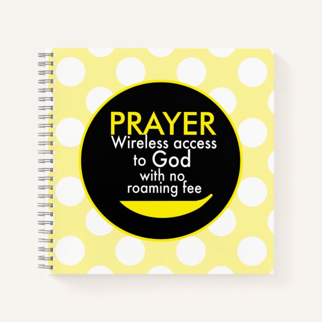 Cuaderno Oración - Acceso inalámbrico a Dios  (Anverso)