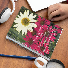 Cuaderno Oración de Serenidad Coneflowers Floral